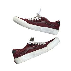 Vans Chima Ferguson Burgundy Suede Pro 2 Ultra Cush 3D Skater Shoes 8.5M/10W